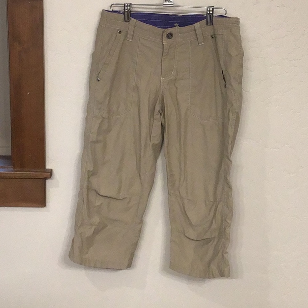 Kuhl cropped pants, khaki, 4